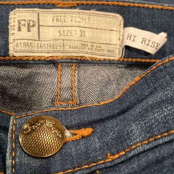Free People Hi Rise Jeans Size 31 - Picture 10 of 10